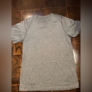 Grey Nike Dri-Fit short sleeve shirt #activewear